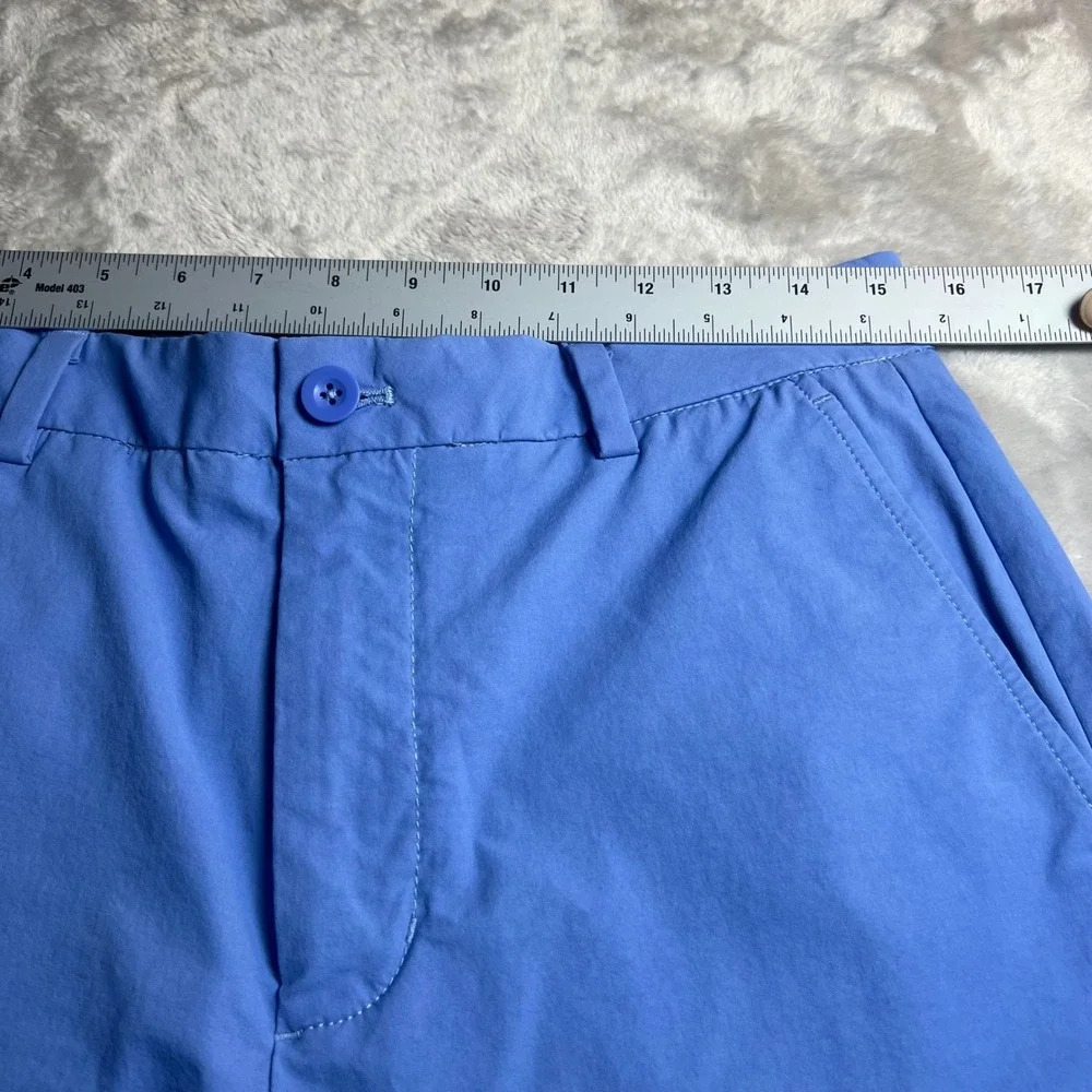 Vineyard Vines Men's 30 On-The-Go OTG Shorts Blue Performance Stretch Chino